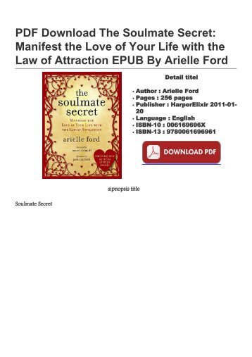 The Soulmate Secret Pdf